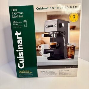 Cuisinart Espresso Bar Collection Slim Espresso Machine EM160 New Unopened Box